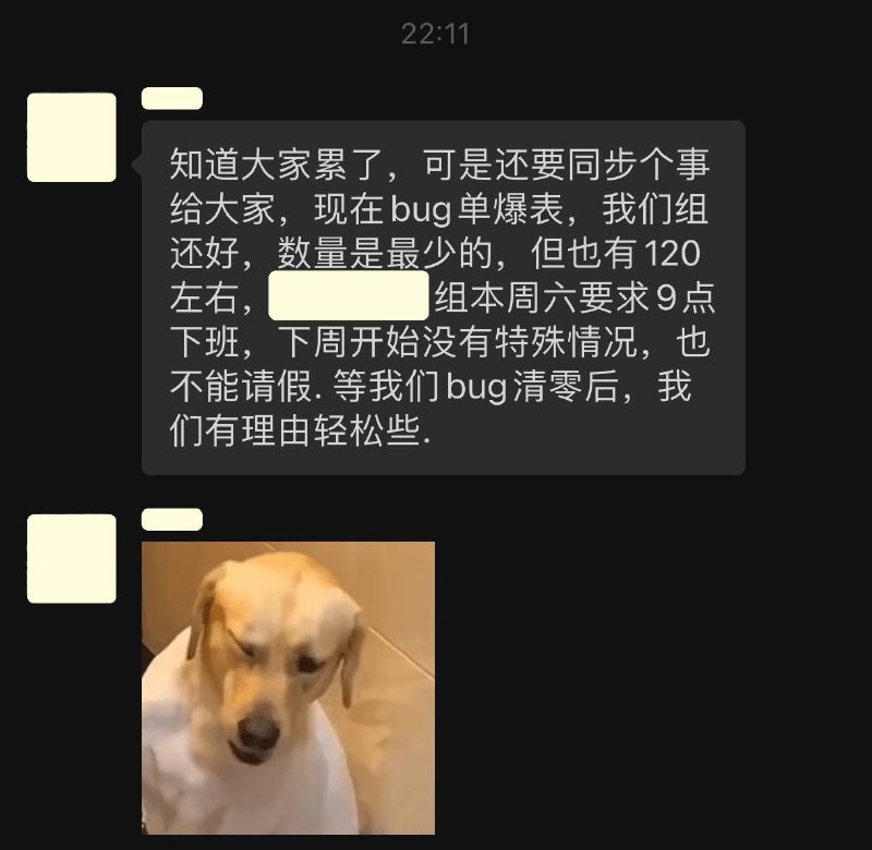 真的很讨厌这种假装关心然后自己无可奈何的语气，知道大家累了然后特意给大家准备了更多的工作吗，神经如果是我当老大就不会这么说话